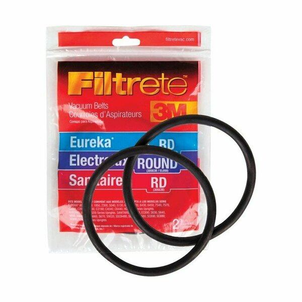 3M VAC BELT EUREKA RD, 2PK 67100B